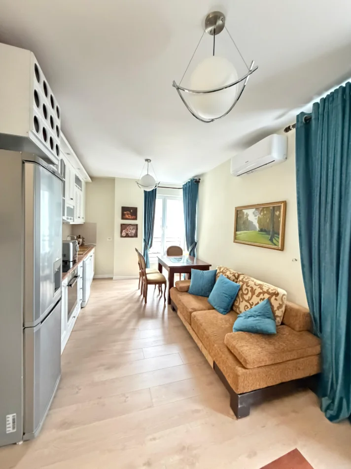 Tirane, jepet me qera apartament 1+1 Kati 6, 65 m² 670 € (Rruga e Elbasanit)