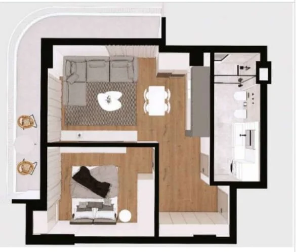 Kavaje, shes apartament 1+1 Kati 1, 83 m² 122.000 € (Rruga e Fshatrave Turistike)