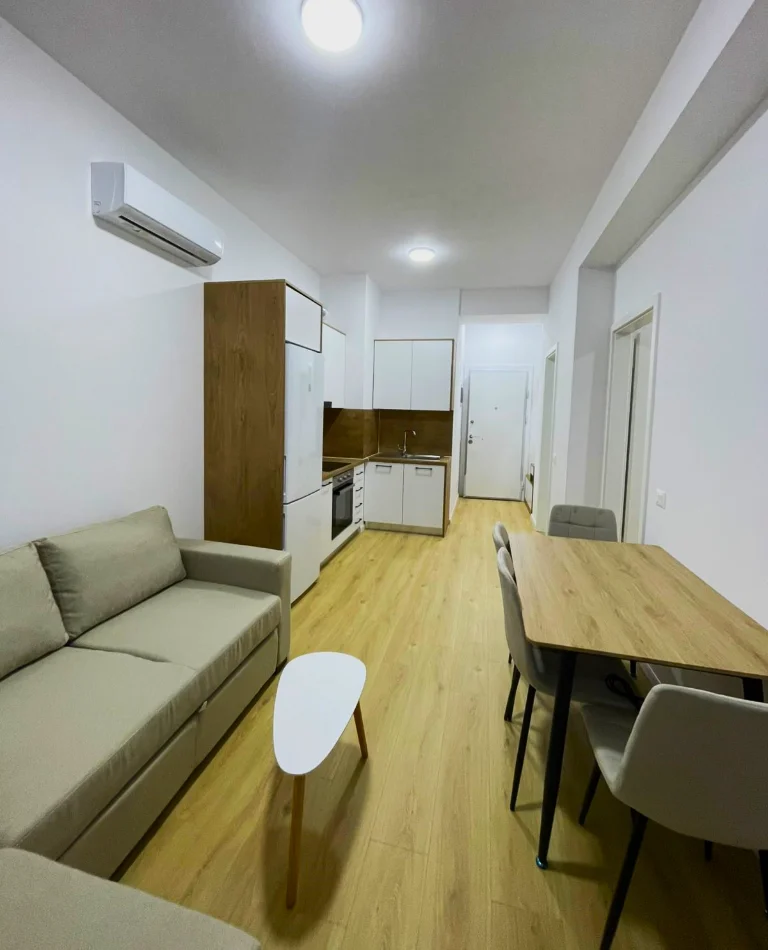 Tirane, jepet me qera apartament 1+1+Ballkon Kati 8, 55 m² 380 € (Ali Demi)