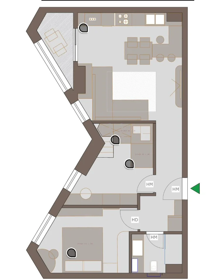 Tirane, shitet apartament 2+1 , 89 m² 157.000 € 