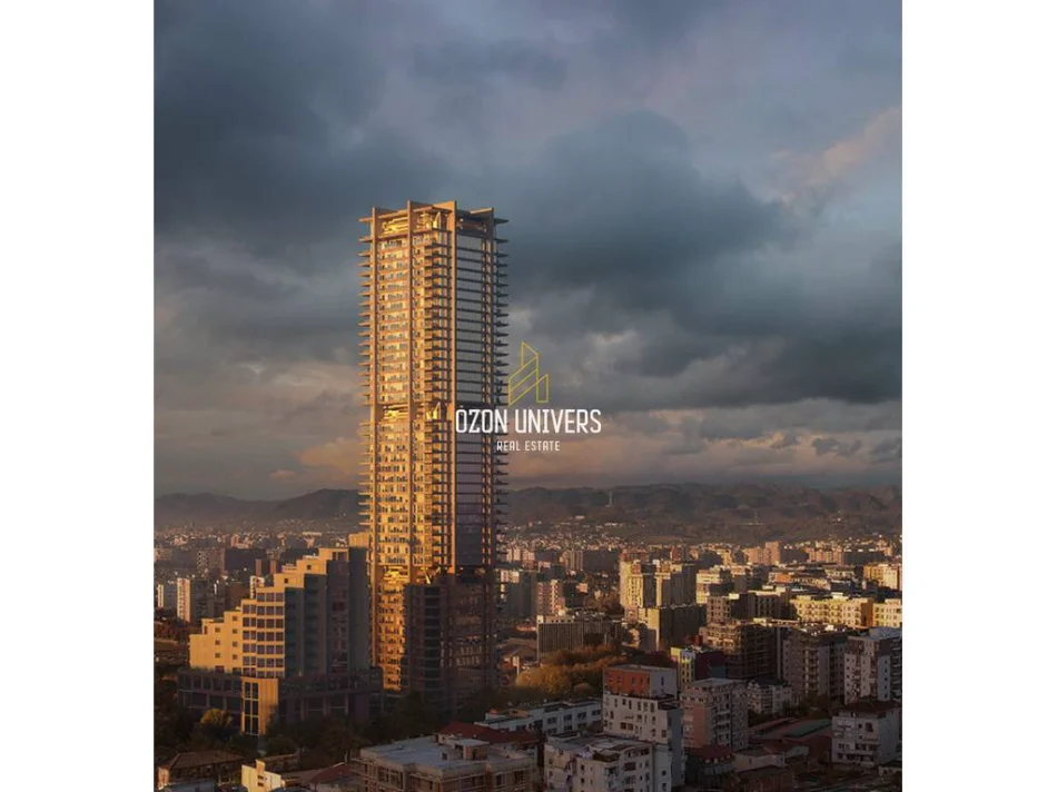 Tirane, shitet apartament 1+1+Ballkon Kati 19, 99 m² 159.312 € (Oricon Tower, Laprakë)