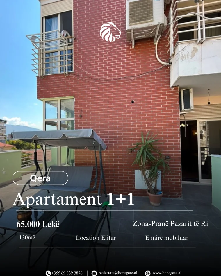 Tirane, jap me qera apartament 1+1+Ballkon , 130 m² 650 € 