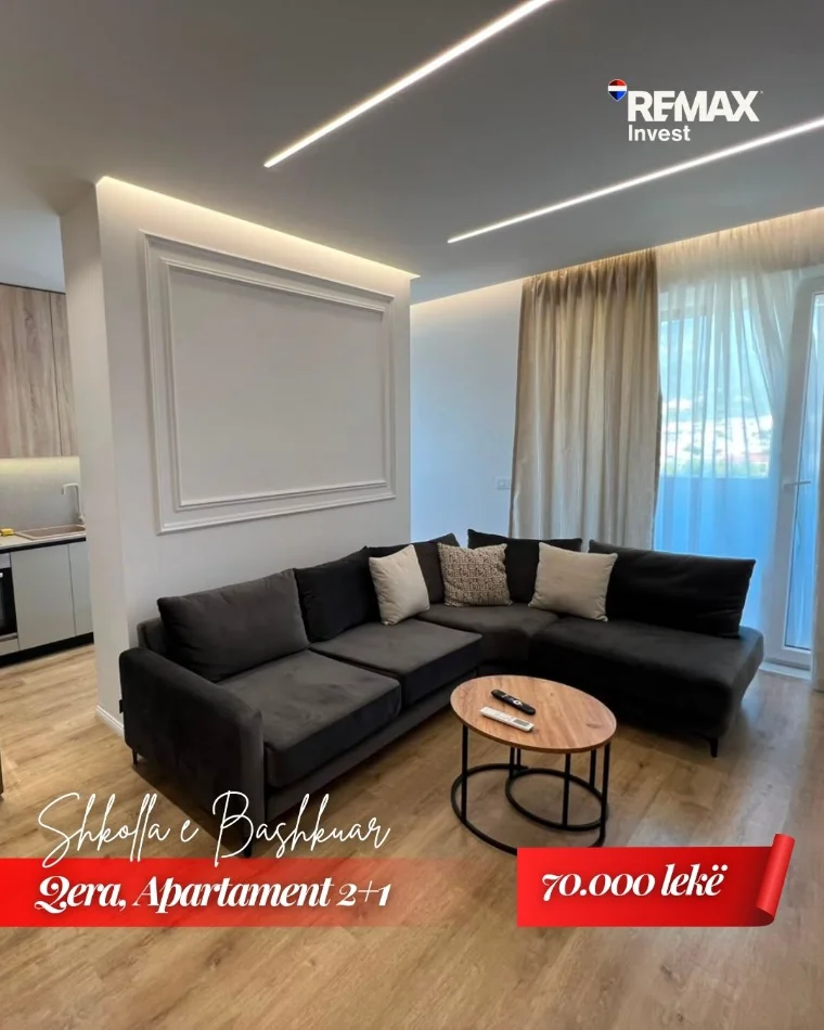 Tirane, jepet me qera apartament 2+1+Ballkon Kati 7, 109 m² 725 € (SHKOLLA E BASHKUAR) MLS # 530581008-167