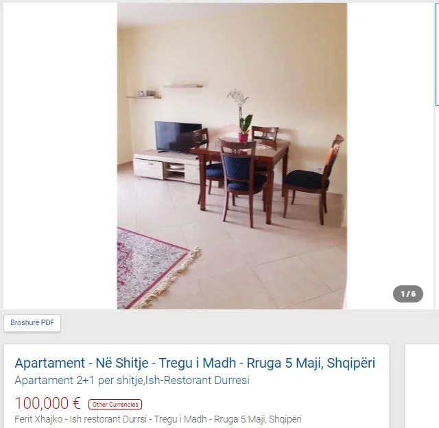 Tirane, shitet apartament 1+1 Kati 5, 71 m² 100.000 € (RESTORANT DURRESI)