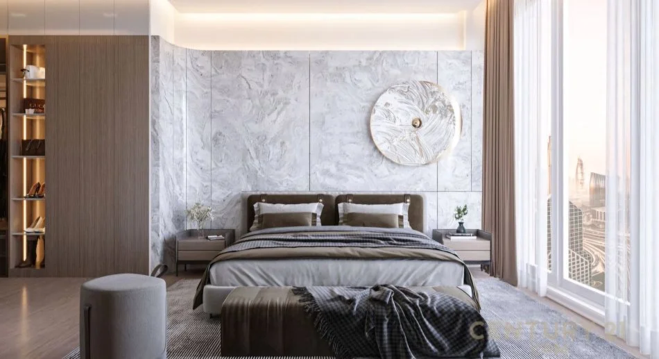 Tirane, jepet me qera apartament 3+1 Kati 20, 197 m² 3.000 € ( Adresa: DOWNTOWN ONE, Tirana, Albania)