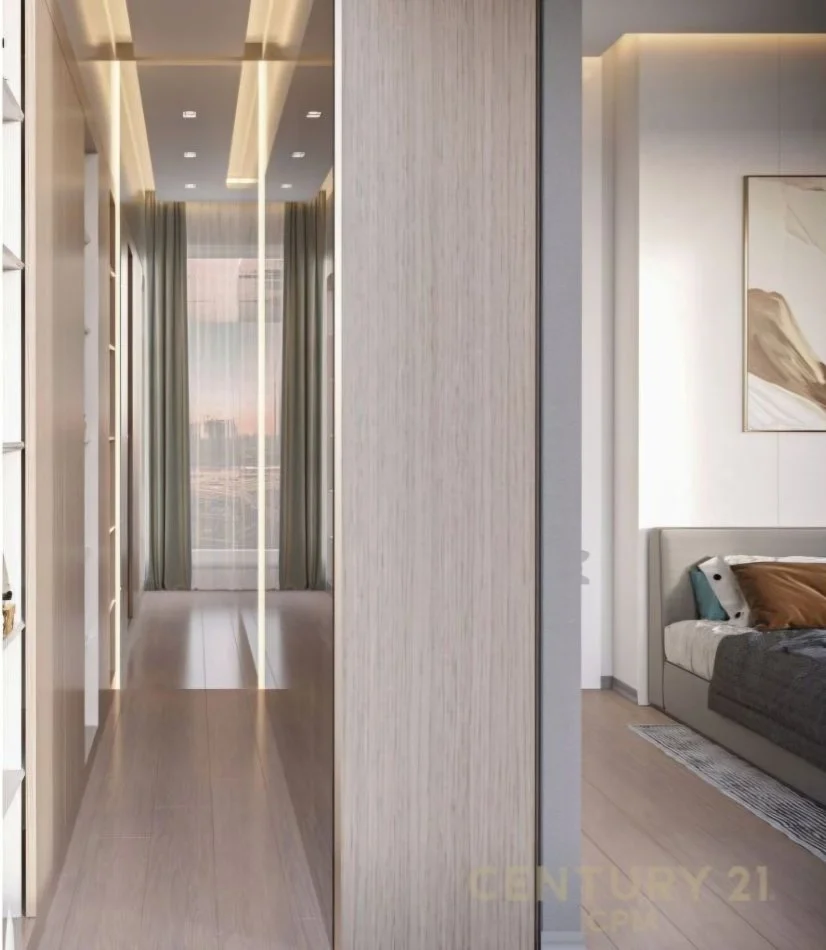 Tirane, jepet me qera apartament 3+1 Kati 20, 197 m² 3.000 € ( Adresa: DOWNTOWN ONE, Tirana, Albania)