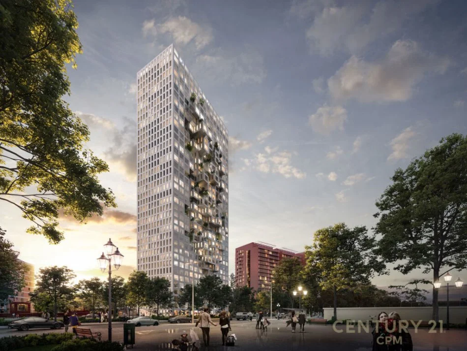 Tirane, jepet me qera apartament 3+1 Kati 20, 197 m² 3.000 € ( Adresa: DOWNTOWN ONE, Tirana, Albania)