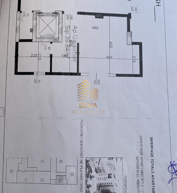 Tirane, shitet garsonier 1+1 Kati 4, 40 m² 64.000 € (Rruga Kastriotet)