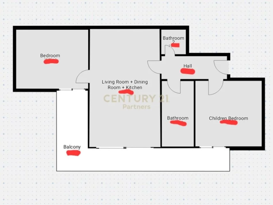 Tirane, shitet apartament 2+1 Kati 4, 125 m² 365.000 € (Rruga Elbasanit)