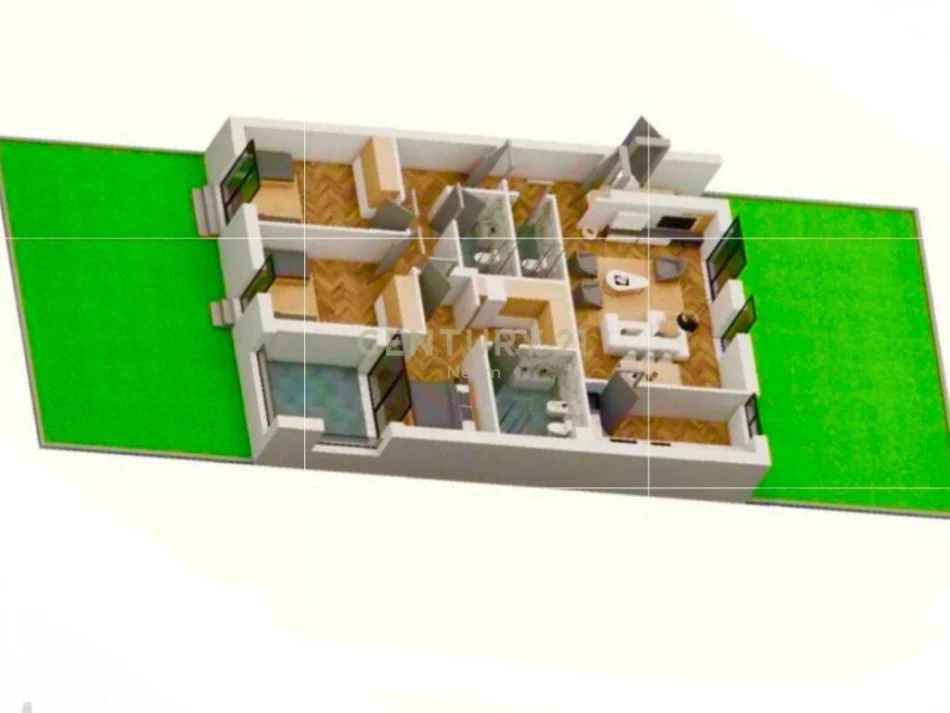 Tirane, shes apartament 3+1+3 , 168 m² 361.200 € (Kopshti Botanik Zoologjik)