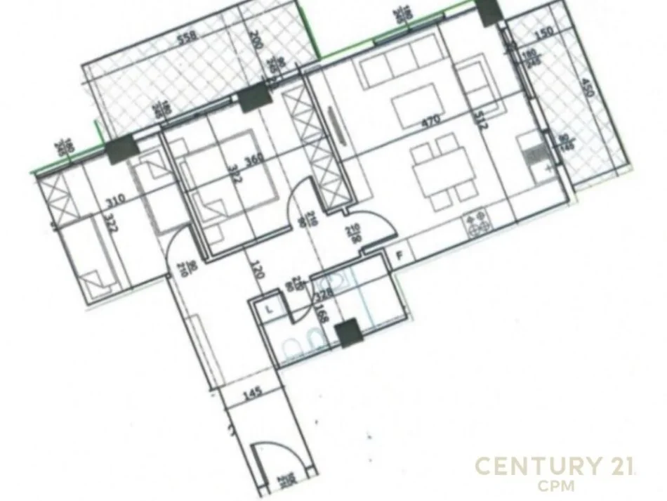 Tirane, shitet apartament Kati 2, 107 m² 220.000 € 