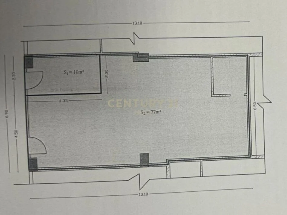 Tirane, jepet me qera ambjent biznesi Kati 1, 97 m² 500 € (kodra e diellit)