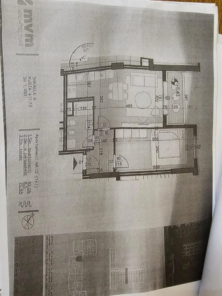 Tirane, shitet Kati 2, 70 m² 95.500 €