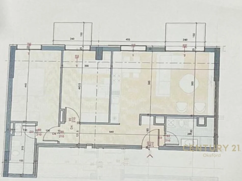 Tirane, shitet apartament 2+1+Aneks+Ballkon , 114 m² 148.500 € (Fusha e Avijacionit)