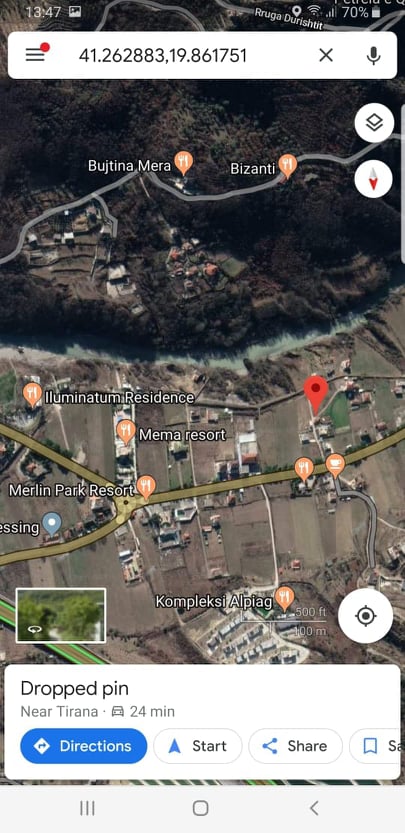 Tirane, shes truall 1.200 m² 95.000 Euro (MULLET (TE MEMA RESORT))