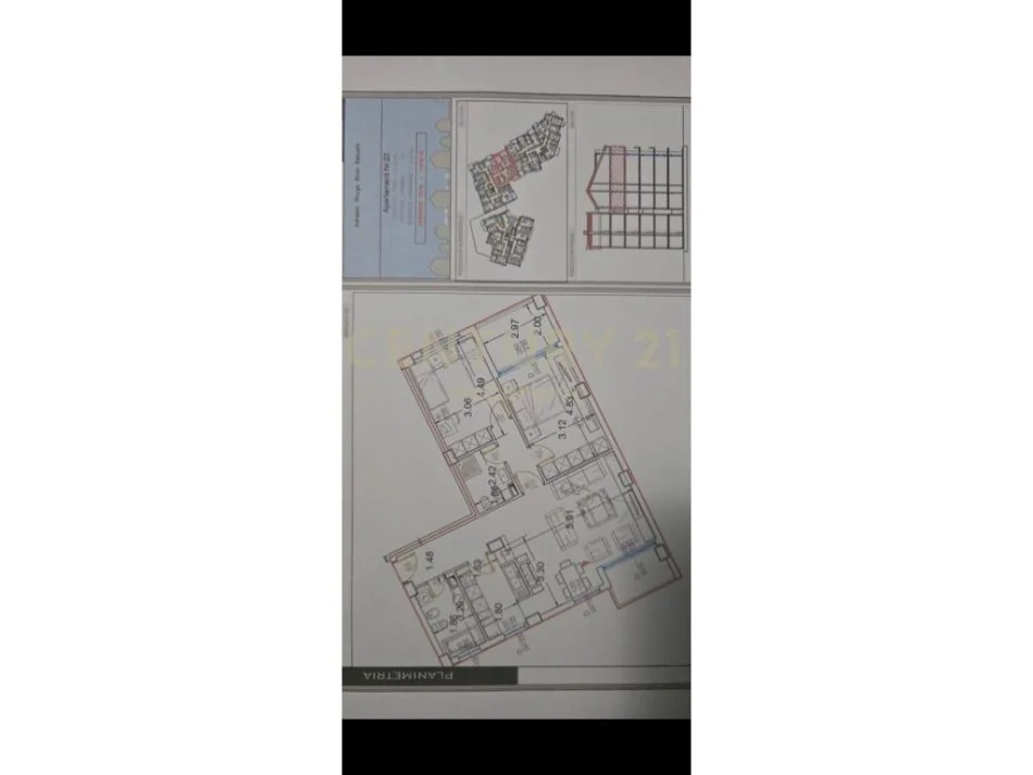 Tirane, shitet apartament 2+1 Kati 5, 120 m² 139.400 € (Fresku)