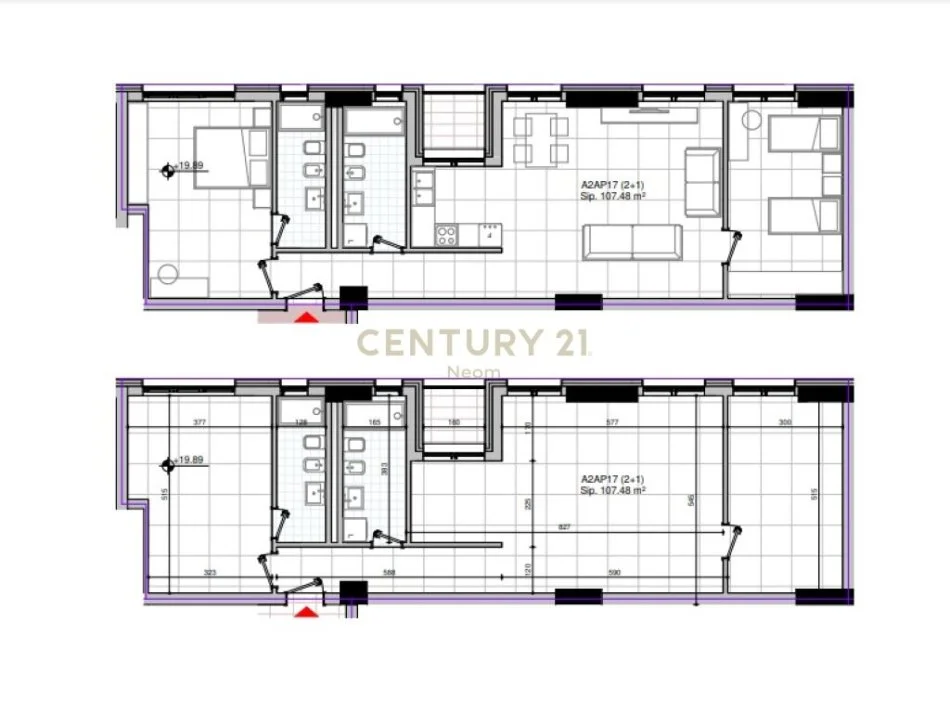 Tirane, shitet apartament 2+1+Aneks+Ballkon Kati 5, 128 m² 306.400 € (Neom109367)