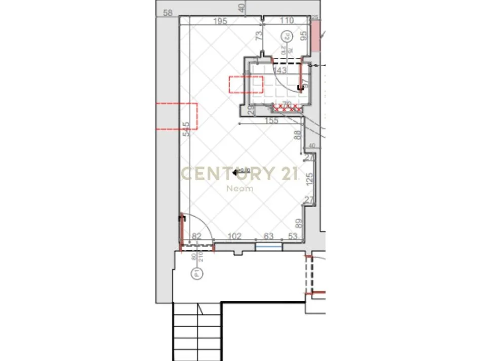 Tirane, jepet me qera zyre Kati 0, 73 m² 1.600 € (Neom109969)