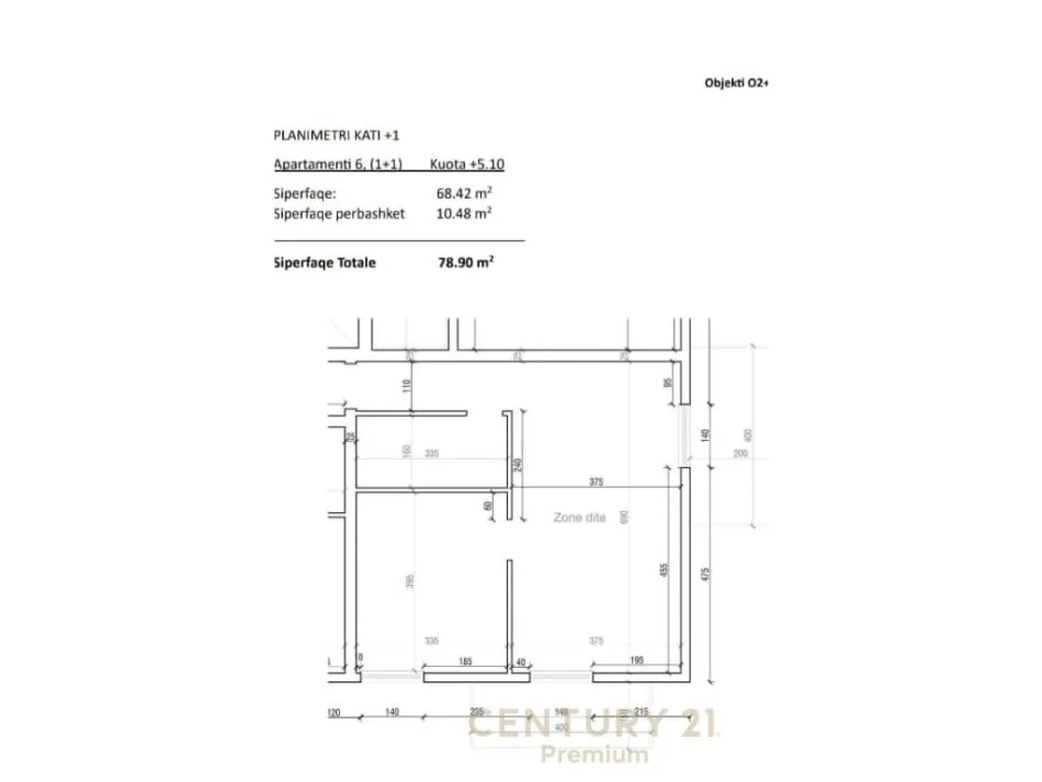 Tirane, shes apartament 1+1 Kati 2, 80 m² 130.185 € (Sauk i Vjeter)