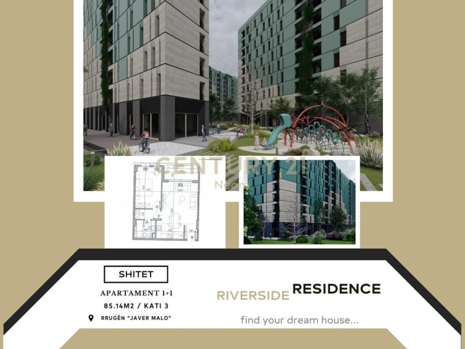 Tirane, shitet apartament 1+1+Aneks+Ballkon Kati 3, 85 m² 144.738 € (Neom110280)
