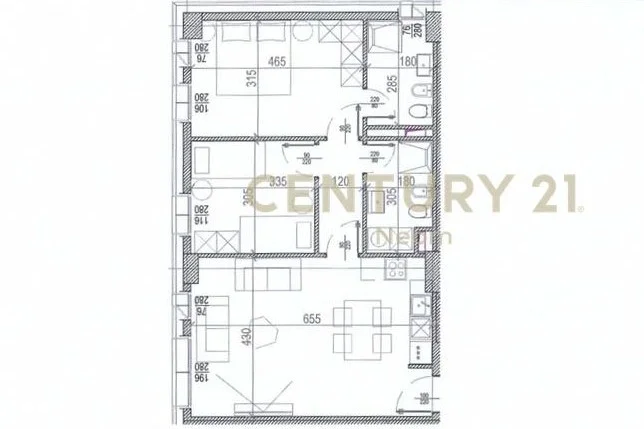 Tirane, shes apartament 2+1+2, 93 m² 176.035 € (Riverside Residences, Globe)