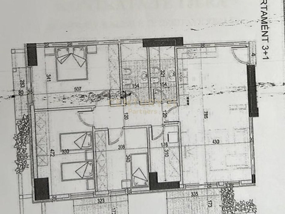 Tirane, shes apartament 3+1+2 , 159 m² 409.000 € (TIRANA GARDEN, Rruga e Kavajës)