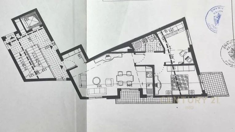 Tirane, shes apartament 2+1+Ballkon , 90 m² 220.000 € (Komuna e Parisit)