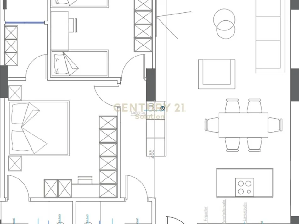 Vlore, shes apartament 2+1+Ballkon Kati 1, 102 m² 180.000 € (DHIMITER KONOMI)