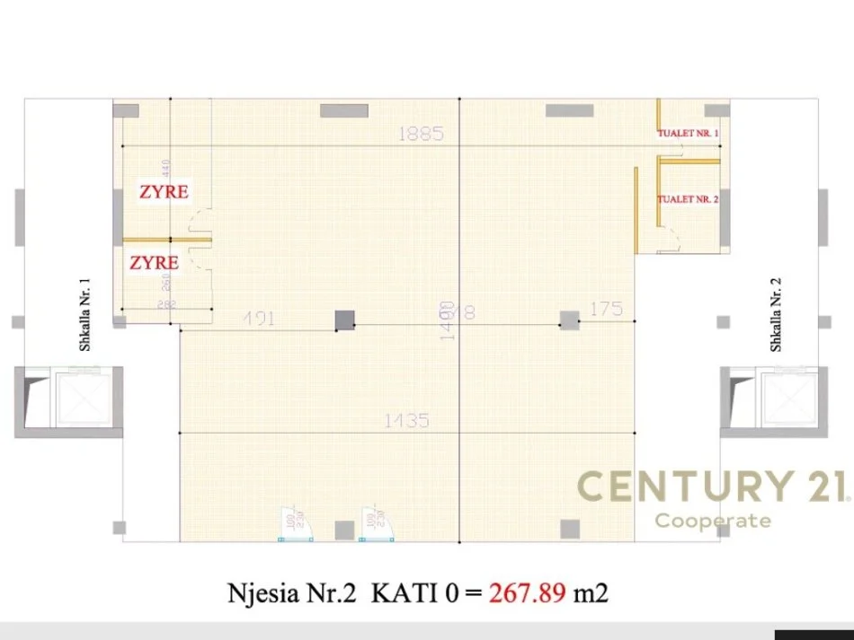 Tirane, jap me qera ambjent biznesi , 953 m² 17.500 € (Kompleksi Delijorgji)