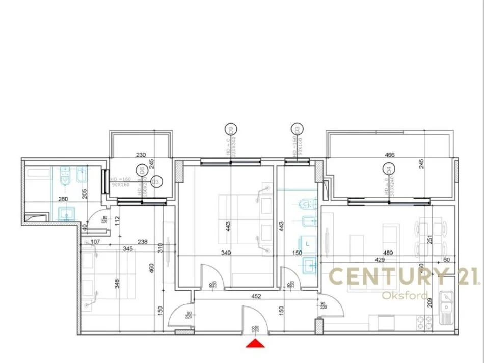 Tirane, shes apartament 2+1+2 , 118 m² 235.600 € (LIQENI I THATE)