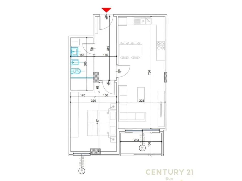 Tirane, shes apartament 1+1 , 75 m² 149.000 € (Liqeni i Thatë)