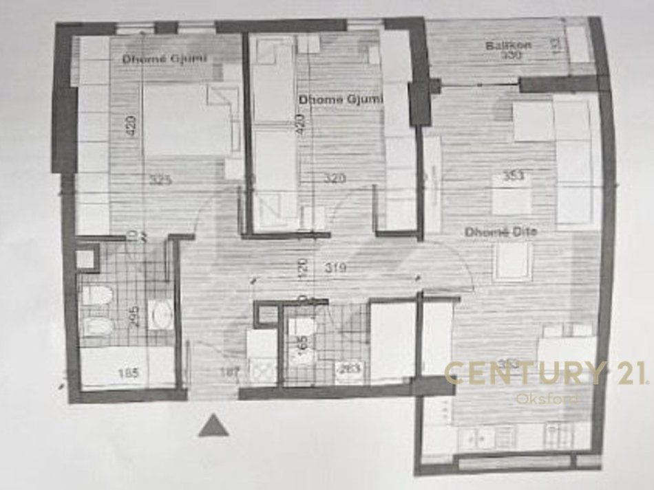 Tirane, shitet apartament 2+1 Kati 1, 101 m² 98.000 € (qtu)