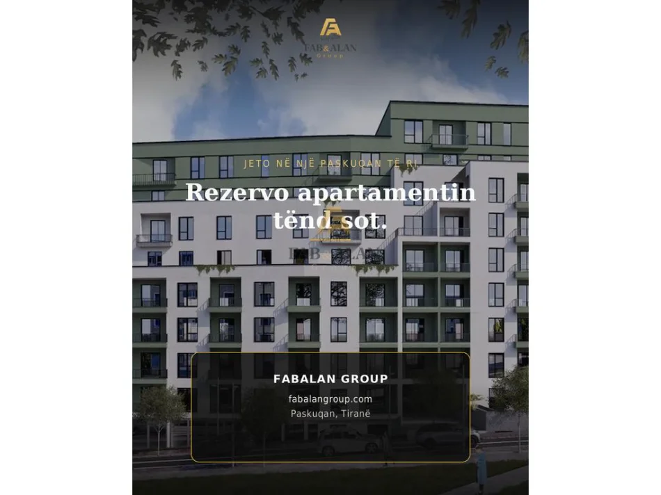 shitet apartament Kati 5, 104 m² 125.856 € (Arden Hill në zonën e Paskuqanit,)