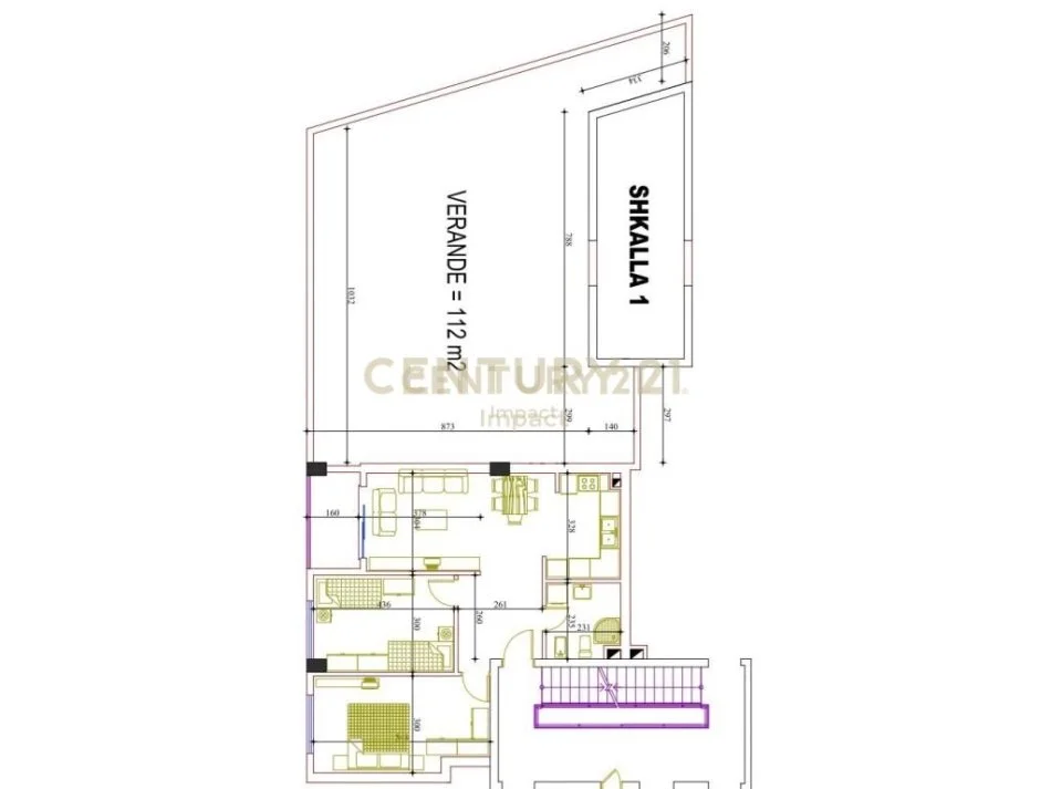 Tirane, shitet apartament 2+1 Kati 8, 87 m² 140.000 € (Astir)