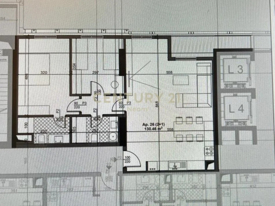 Tirane, shes apartament 2+1+2 , 130 m² 326.150 € (Zogu I Zi)