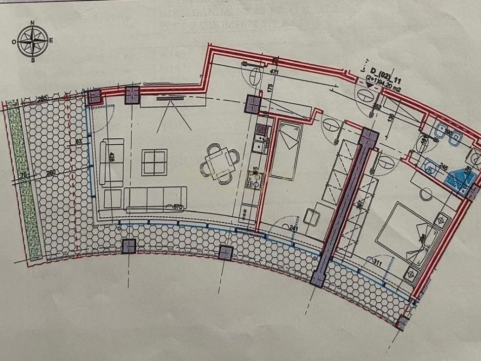 Tirane, jepet me qera vetem 1 dhome 1+1 Kati 2, 1.500 € (liqeni i tiranes)