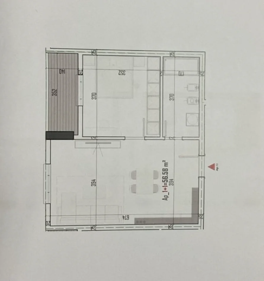 Tirane, shitet apartament 1+1 Kati 1, 65 m² 71.665 € (MAJESTIC 2 PASKUQAN)