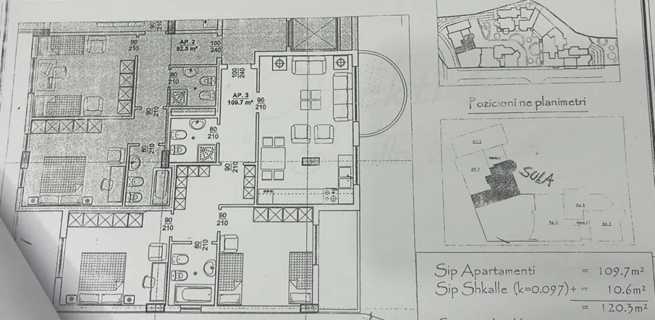 Apartament 2+1 Per Shitje Tek Kopshti Botanik, Tirane.