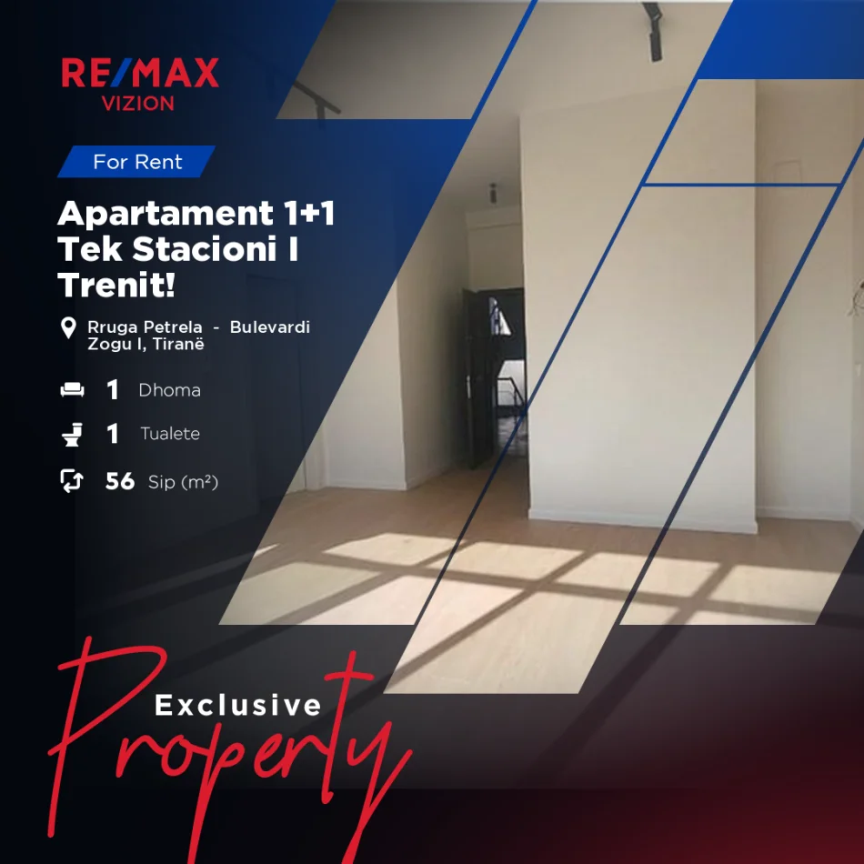 Tirane, jepet me qera 1+1+Ballkon Kati 3, 60 m² 500 € (St Trenit)