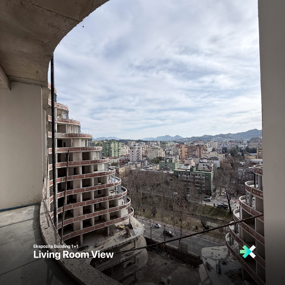 Tirane, shitet pa agjensi, apartament 1+1 Kati 11, 114 m² 400.000 € (Ekspozita Building)