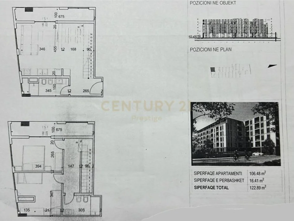 Durres, shitet apartament duplex 2+1+Aneks+Ballkon Kati 1, 123 m² 148.000 € (Golem, Durres)