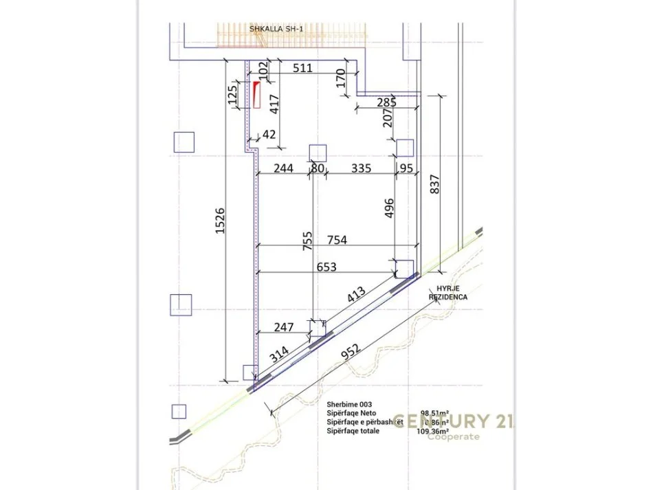 Tirane, jap me qera ambjent biznesi+POST PARKIMI , 109 m² 8.000 € (Sheshi Skënderbej (Qendër))