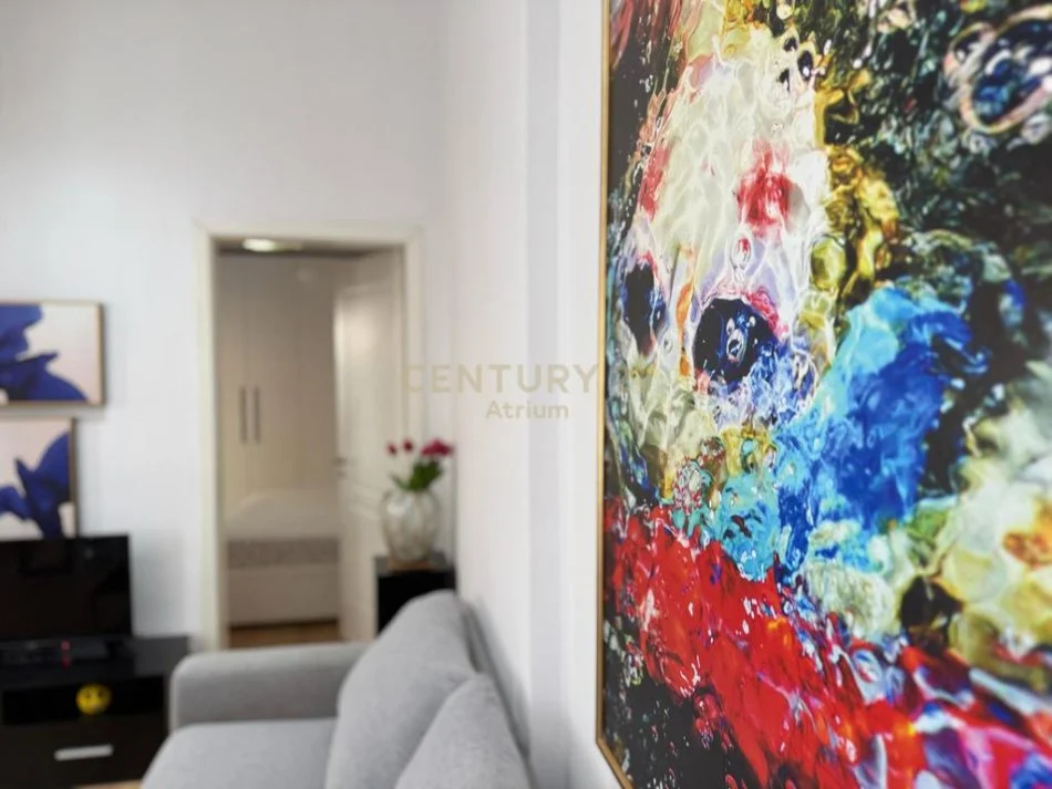 Tirane, jepet me qera apartament 1+1+Ballkon Kati 7, 75 m² 650 € (Rruga e Kavajes)