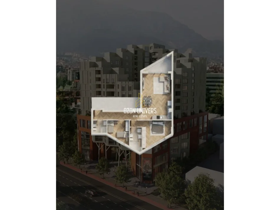 Tirane, shitet apartament 2+1+Ballkon Kati 5, 120 m² 198.165 € (Colonnade Residence, Rruga Dritan Hoxha)