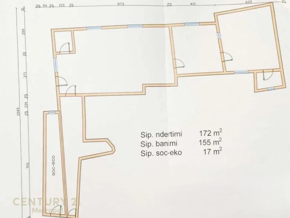 Tirane, jap me qera ambjent biznesi , 546 m² 864.000 € (Laprakë)