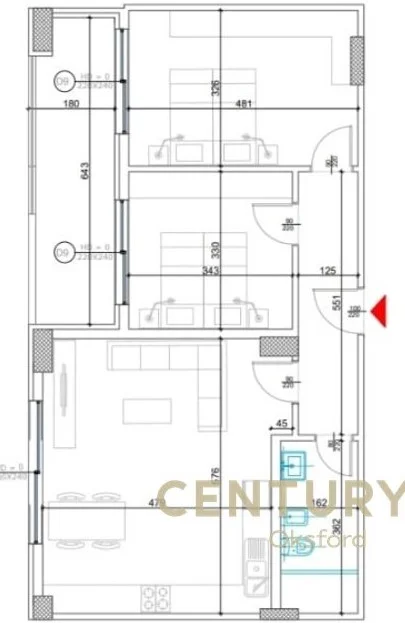 Tirane, shes apartament 2+1 , 104 m² 182.000 € (Liqeni i Thatë)