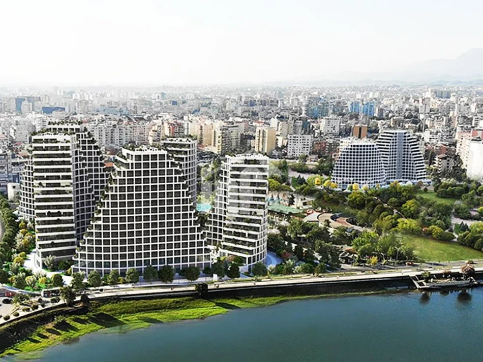 Tirane, jepet me qera apartament 2+1+Ballkon Kati 11, 131 m² 2.000 € (“LAKE VIEW” RESIDENCES, NE RRUGEN “KRISTO LUARASI”)