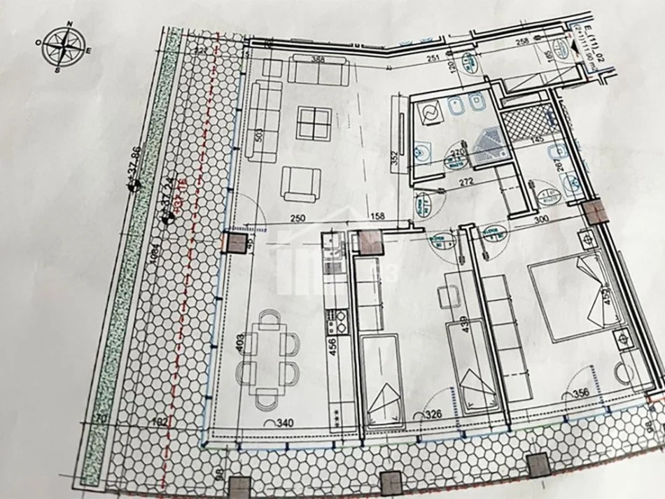 Tirane, jepet me qera apartament 2+1+Ballkon Kati 11, 131 m² 2.000 € (“LAKE VIEW” RESIDENCES, NE RRUGEN “KRISTO LUARASI”)