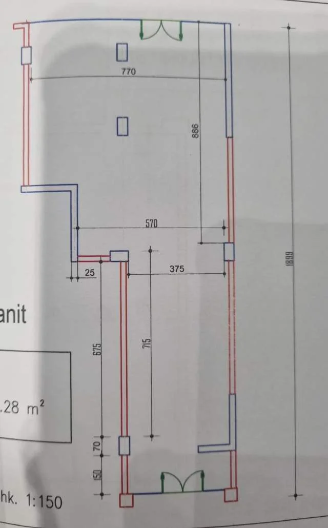 Tirane, jepet me qera ambjent biznesi Kati 0, 112 m² 1.130 Euro (Rruga Siri Kodra)