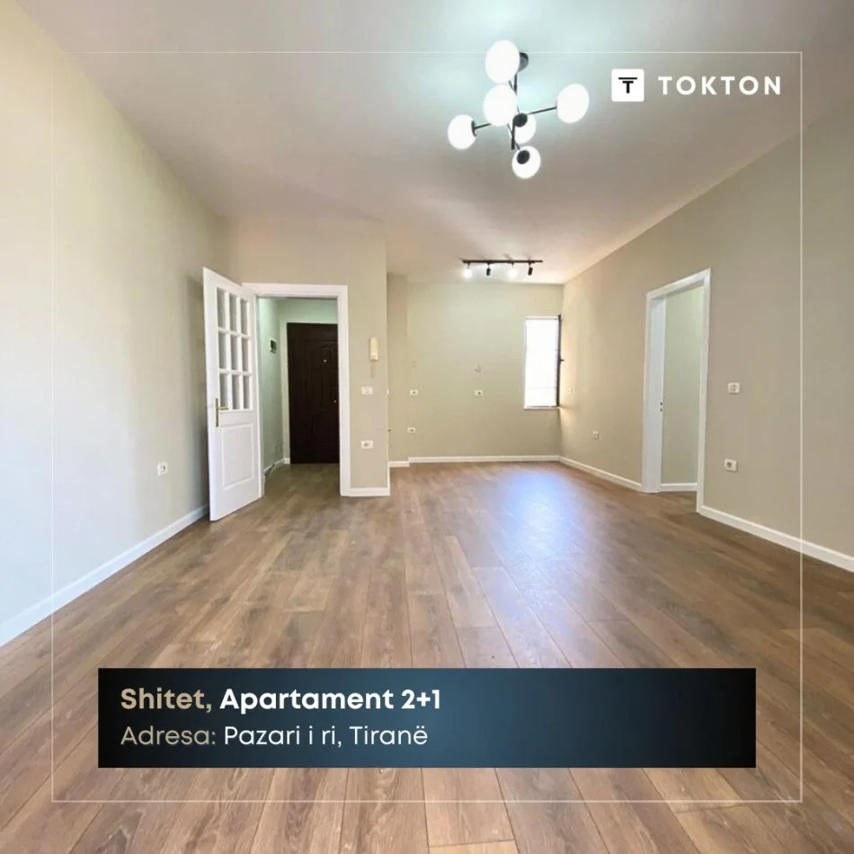 Tirane, shitet apartament 2+1+Ballkon Kati 5, 90 m² 185.000 € (Pazari i ri)